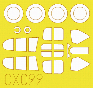 Eduard CX099 P-40E Mk. I HASEGAWA 1/72