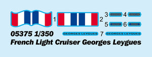 Trumpeter 05375 French Light Cruiser Georges Leygues 1/350 – Bild 3