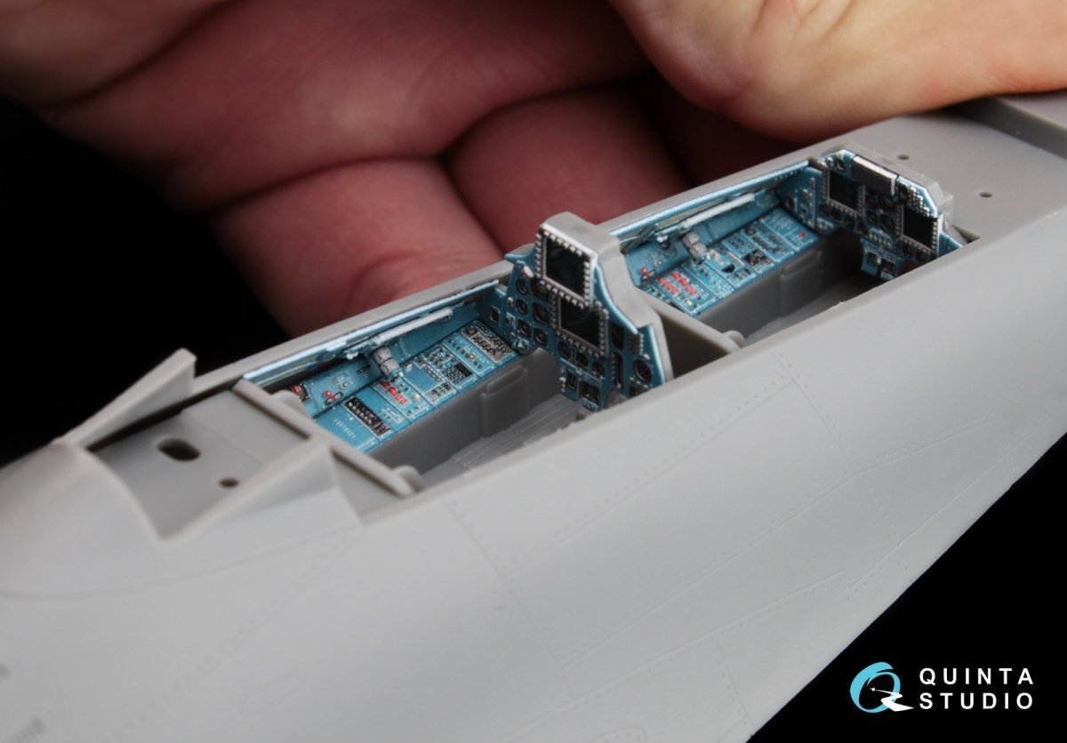 Quinta Studio QD48047 Su-30MKK 3D-Printed &amp;amp; coloured Interior on decal paper (for HobbyBoss kit) 1/48 – Bild 9