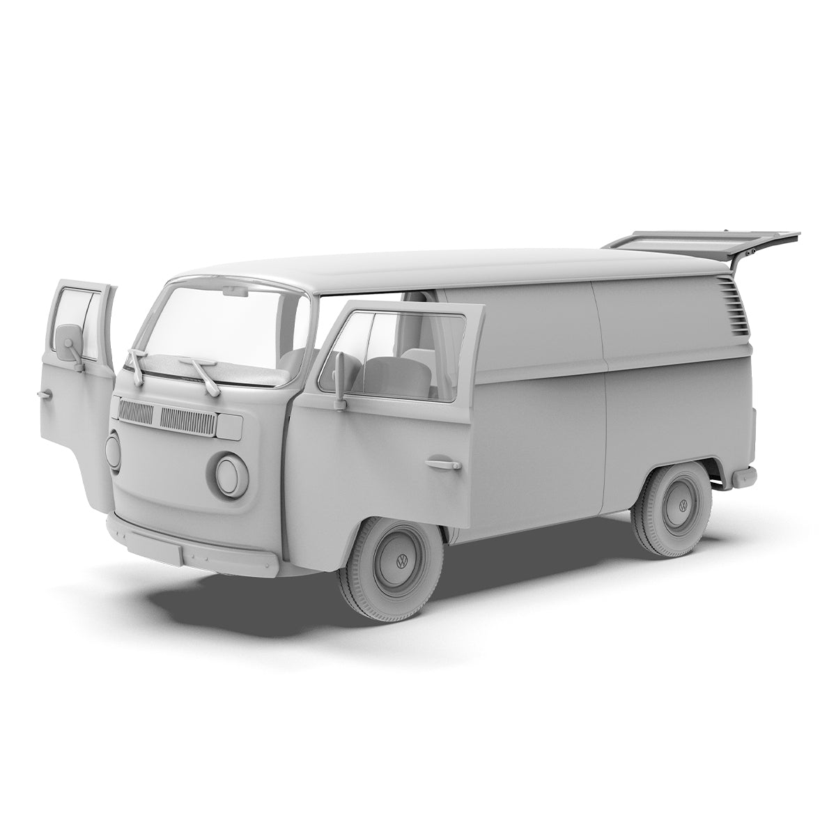 AK Interactive AK35025 T2 MODEL 1972 COMMERCIAL VAN 1/35 – Bild 4