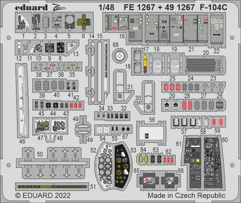 Eduard BIG49335 F-104C KINETIC MODEL 1/48 – Bild 4