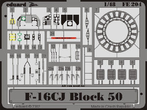 Maquette Eduard FE204 F-16CJ Block 50 au 1/48, Hasegawa