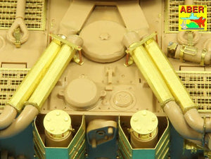 Aber 35A127 Feifel air cleaners tubes for early Tiger I, Ausf.E (Sd.Kfz.181) 1/35 – imagen 9
