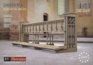 RT-Diorama 35441 Church Pew 1/35