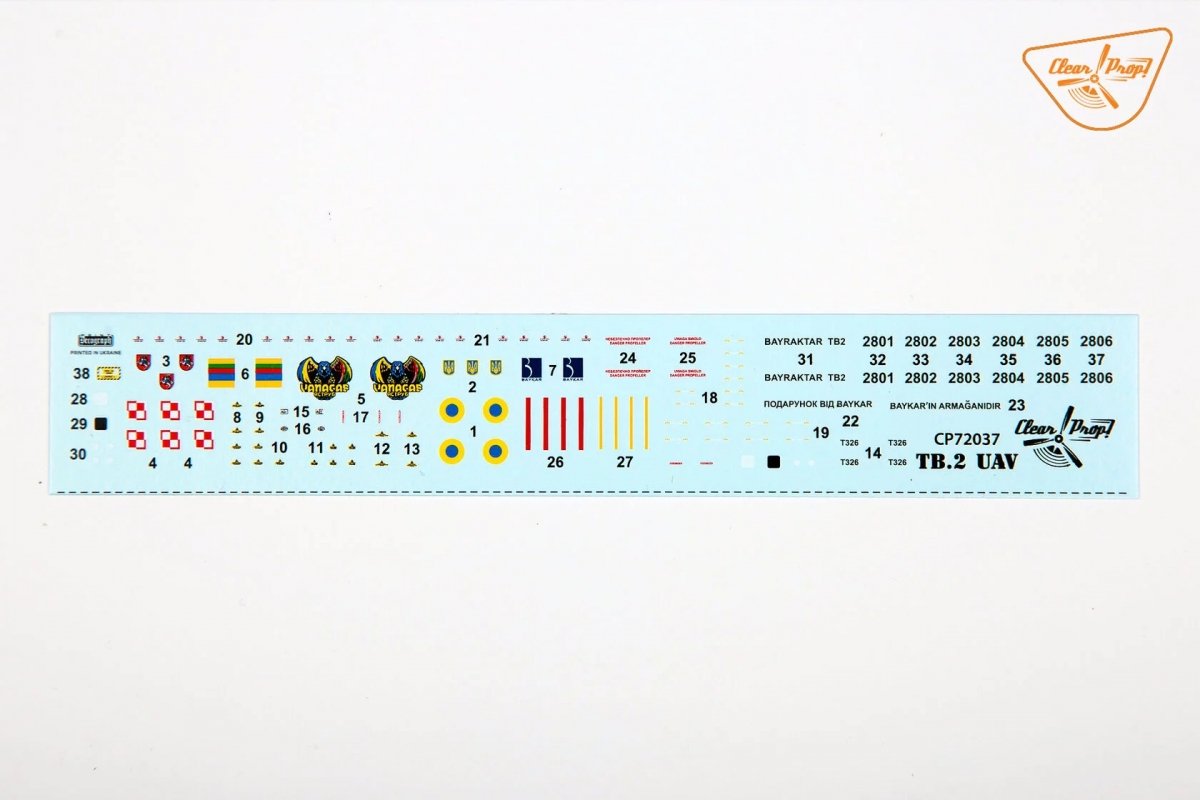 Clear Prop! CP72037 TB.2 UAV in Polish service STARTER KIT 1/72 – image 9