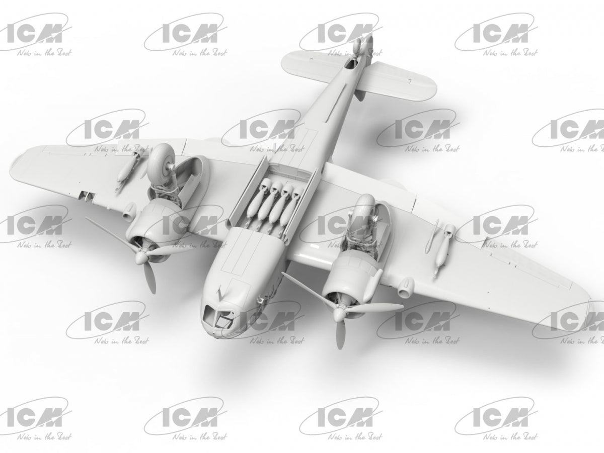 ICM 48314 Bristol Beaufort Mk.I. Bombing raid 1/48 – zdjęcie 8