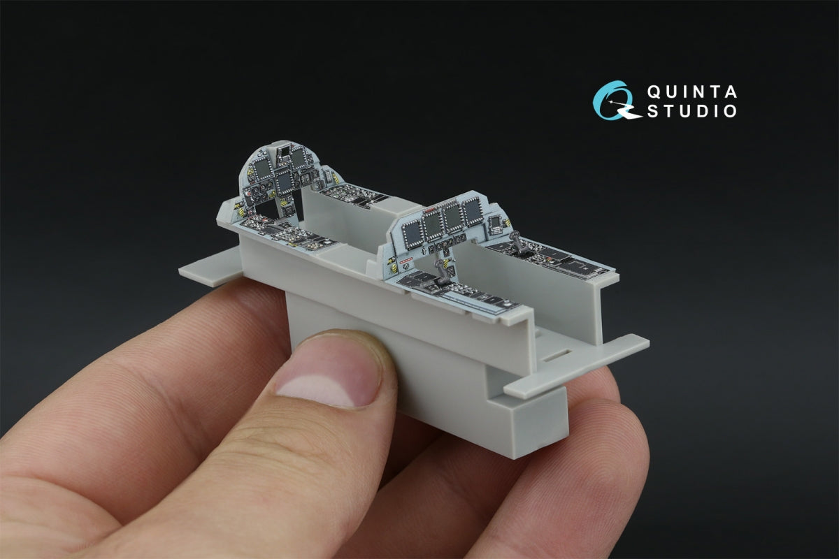 Quinta Studio QDS-48596 F-15E 3D-Printed &amp;amp; colored Interior on decal paper (Hasegawa) (Small version) 1/48 – image 3