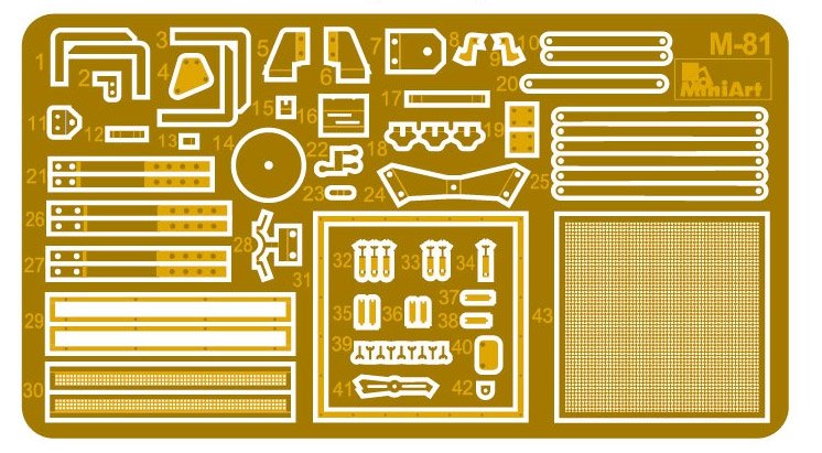 MiniArt 35238 BERGEPANZER T-60 ( r ) INTERIOR KIT 1/35 – Bild 2