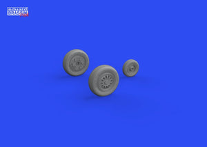 Eduard 648708 F-16 wheels late TAMIYA 1/48 – zdjęcie 3