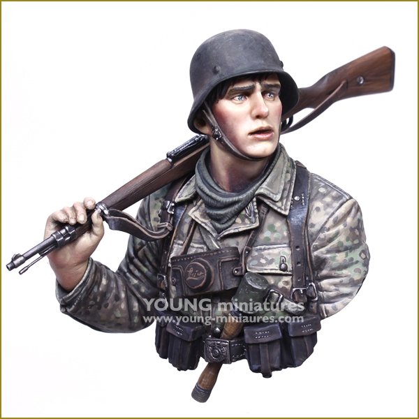 Young Miniatures YM1895 Jeune soldat allemand Seconde Guerre mondiale 1/10 