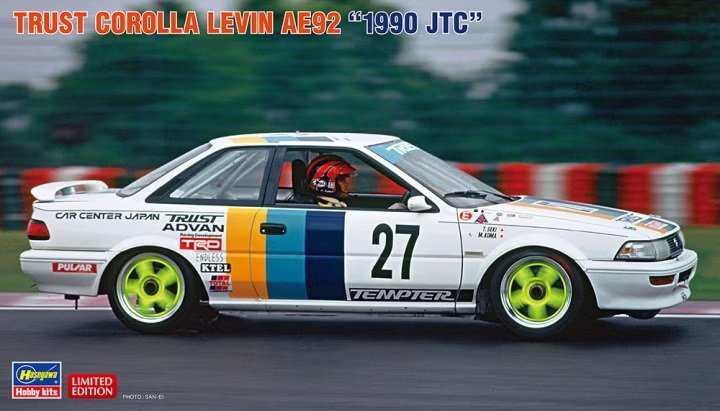 Hasegawa 20564 Trust Corolla Levin AE92 &amp;quot;1990 JTC&amp;quot; 1/24