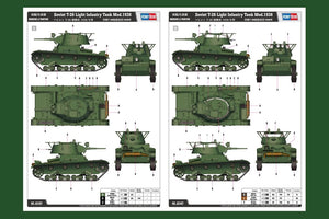 Hobby Boss 82497 Soviet T-26 Light Infantry Tank Mod.1938 1/35 – immagine 2