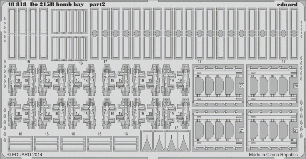 Eduard 48818 Do 215B bomb bay 1/48 ICM