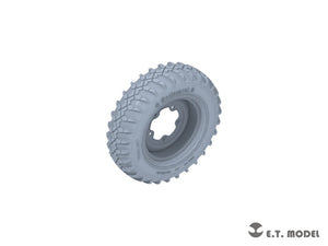 E.T. Model P35-136 WWII German Schwimmwagen Type166 Sagged wheels Wide For TAMIYA Kit 1/35 – imagen 5