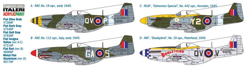 Italeri 2745 Mustang Mk.IV 1/48 – Bild 3