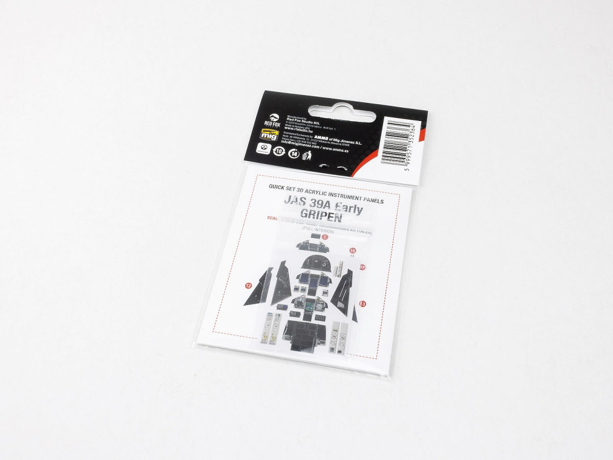 Red Fox Studio QS-48087 JAS 39A Early Gripen Italeri 1/48 – imagen 2