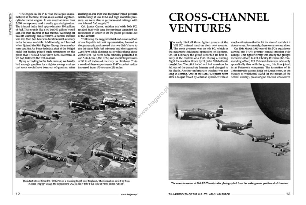 Kagero 12015 Thunderbolts of the U.S. 8th Army Air Force March 1943 - February 1944 EN – Bild 3