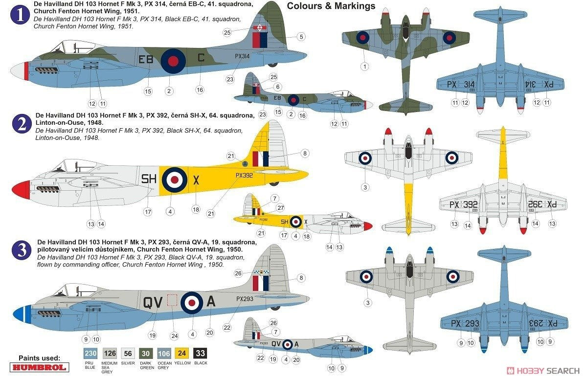 AZ Model AZ7653 de Havilland DH.103 Hornet F Mk. 3 1/72 – Bild 4