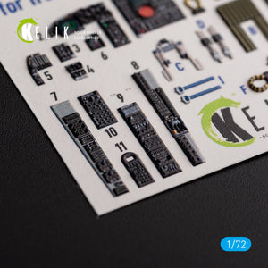 KELIK K72129 A-6E Intruder - interior 3D decals for Trumpeter kit 1/72 – zdjęcie 6