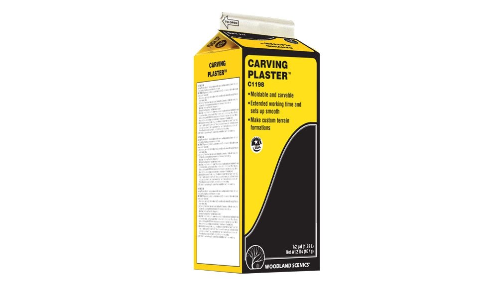 Woodland Scenics WC1198 Carving Plaster - Tynk rzeźbiarski 1.58 kg
