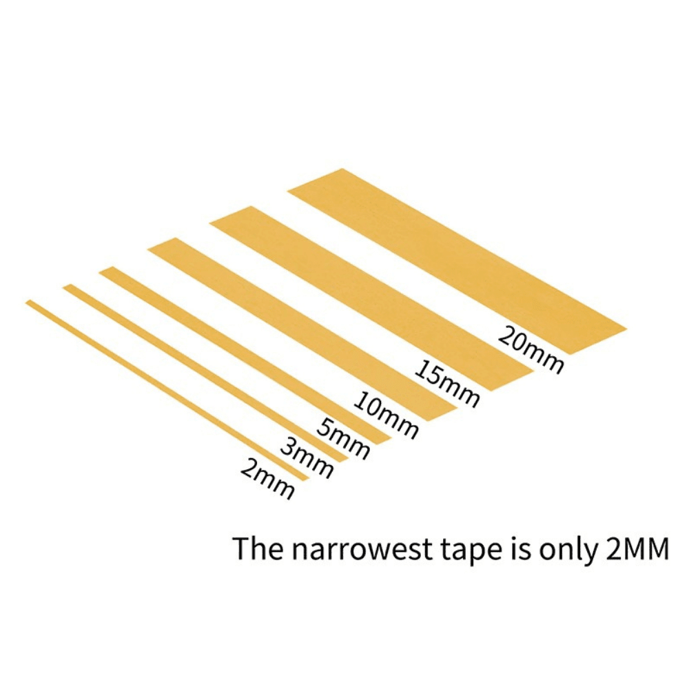 DSPIAE MT-02 2mm WASHI MASKING TAPE / Taśma maskująca 2mm x 18m – immagine 2
