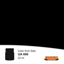 Lifecolor UA660 Noir Sous-marin 22 ml