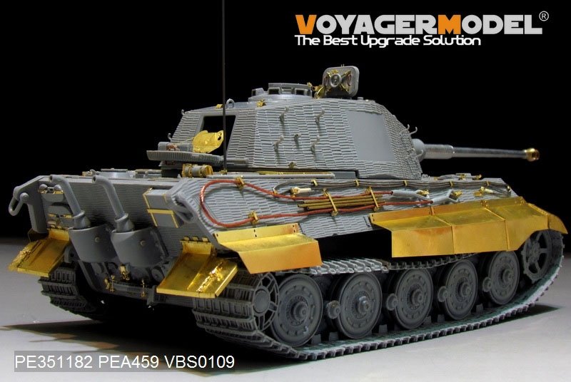 Voyager Model PEA459 WWII German Sd.Kfz.182 King Tiger Schurzen (For DRAGON/ZVEZDA kit) 1/35 – zdjęcie 3