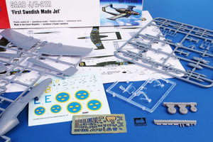 Special Hobby 72480 SAAB J/A-21R &amp;quot;First Swedish Made Jet&amp;quot; 1/72 – immagine 7