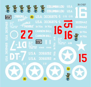 Star Decals 35-C1027 US 70th Tank Battalion on Utah Beach 1/35 – immagine 3