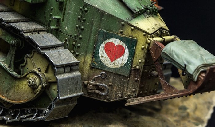 Meng Model TS-011 FRENCH FT-17 LIGHT TANK (RIVETED TURRET) 1/35 – Bild 11