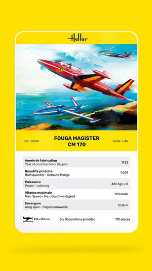 Heller Heller 30510 Fouga Magister CM 170 1/48 – Bild 6