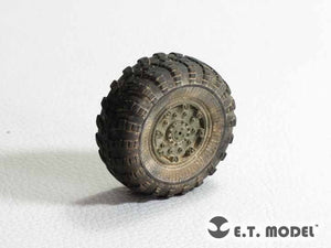 E.T. Model ER35-060 Soviet SS-23 Spider Tactical Ballsitic Missile Weighted Road Wheels For HOBBYBOSS 85505 1/35 – imagen 2