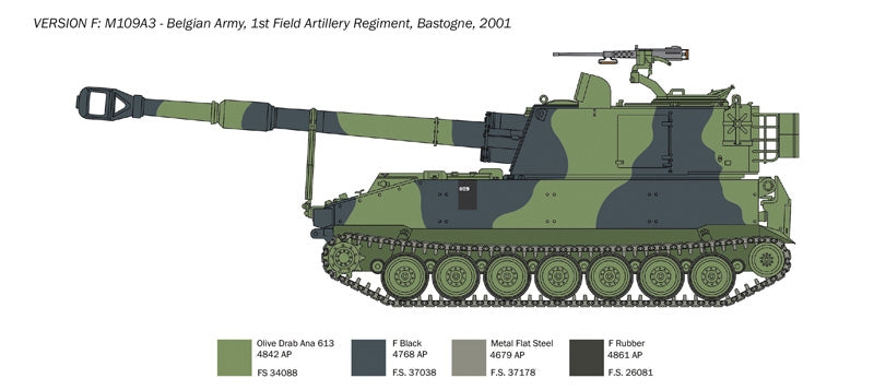 Italeri 6589 M109 A2/A3/G 1/35 – Bild 7