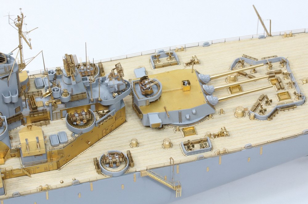 Pontos 37026FN USS BB-63 Missouri 1945 Advanced Detail Up Set (Teak tone stained wooden deck) 1/350 – zdjęcie 6