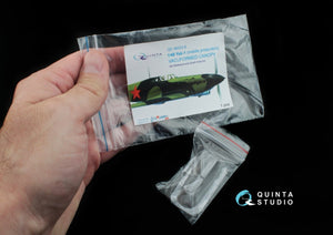 Quinta Studio QC48003-S Verrière transparente thermoformée Yak-1 1 pièce (pour kit SF ou Modelsvit) 1/48 – image 4