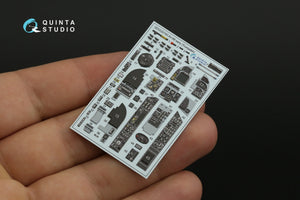 Quinta Studio QDS-32193 AV-8B Harrier II early 3D-Printed &amp;amp; colored Interior on decal paper (Trumpeter) (small) 1/32 – image 4