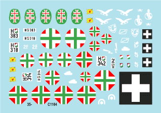 Star Decals 35-C1164 Axis Tank Mix # 3. 38.M Toldi I 1/35 – Bild 3