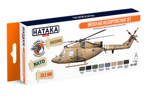 Hataka HTK-CS87 Kit de peinture British AAC Helicopters 8x17ml