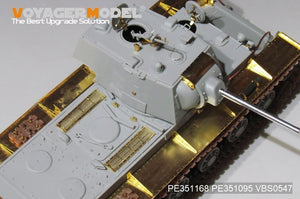 Maquette Voyager PE351168B KV-1 russe Mod.1942 de base (version B avec canon) (pour TRUMPETER 09597) 1/35 – image 3