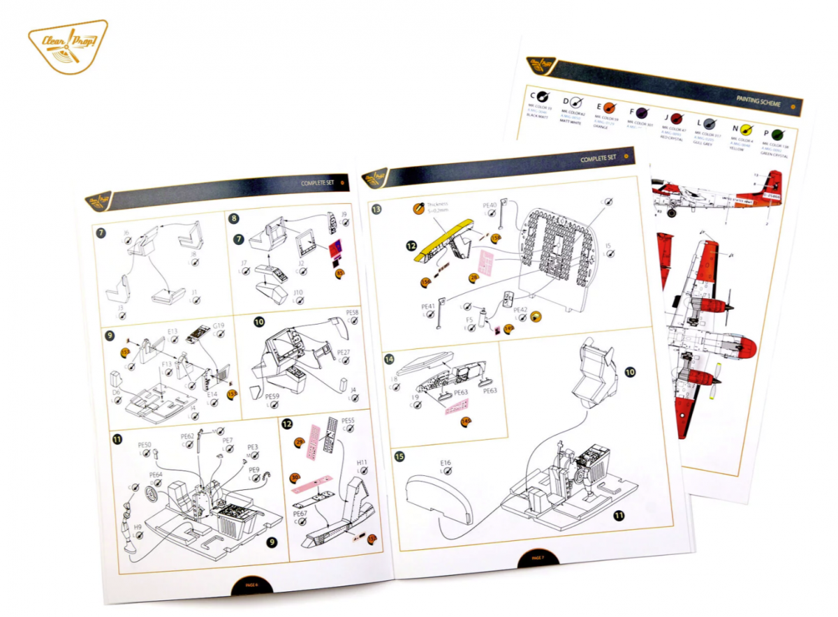 Clear Prop! CP72038 OV-1B Mohawk « École de pilotage » KIT AVANCÉ 1/72  – image 29