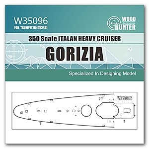 Wood Hunter W35096 CROISEUR LOURD ITALIEN GORIZIA 1/350