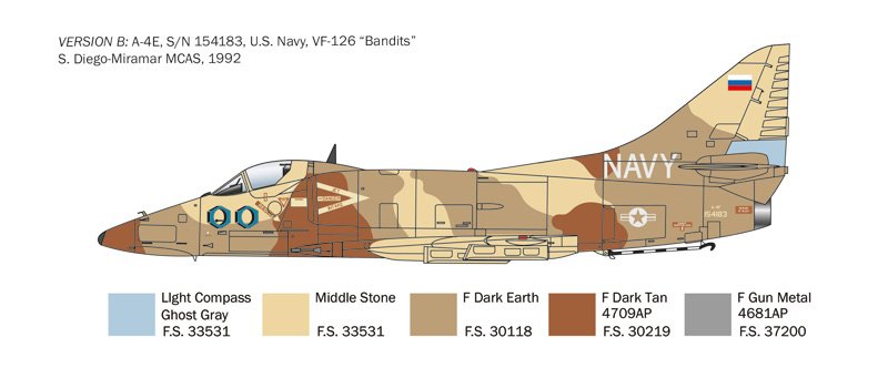 Italeri 2826 A-4 E/F/G Skyhawk 1/48 – immagine 4