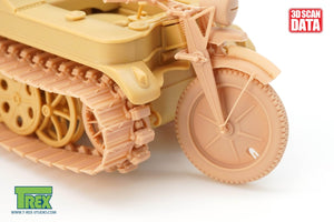 T-Rex Studio TR85060 Kettenkaraftrad Winterkette w/Sprockets, Wheels Type 2 1/35 – zdjęcie 3