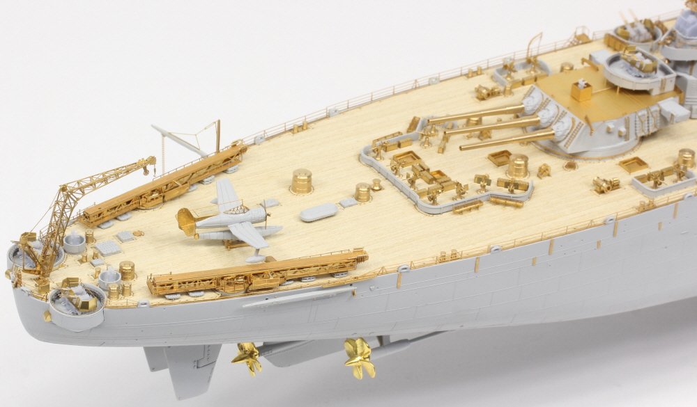 Pontos 37034FN USS BB-63 Missouri 1945 « Advanced » Detail Up Set pour maquette Hobbyboss (pont en bois couleur teck) 1/350 – image 6