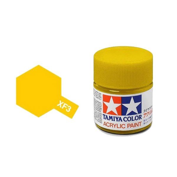 Tamiya 81303 Acryl XF-3 Flat Yellow 23ml – immagine 3