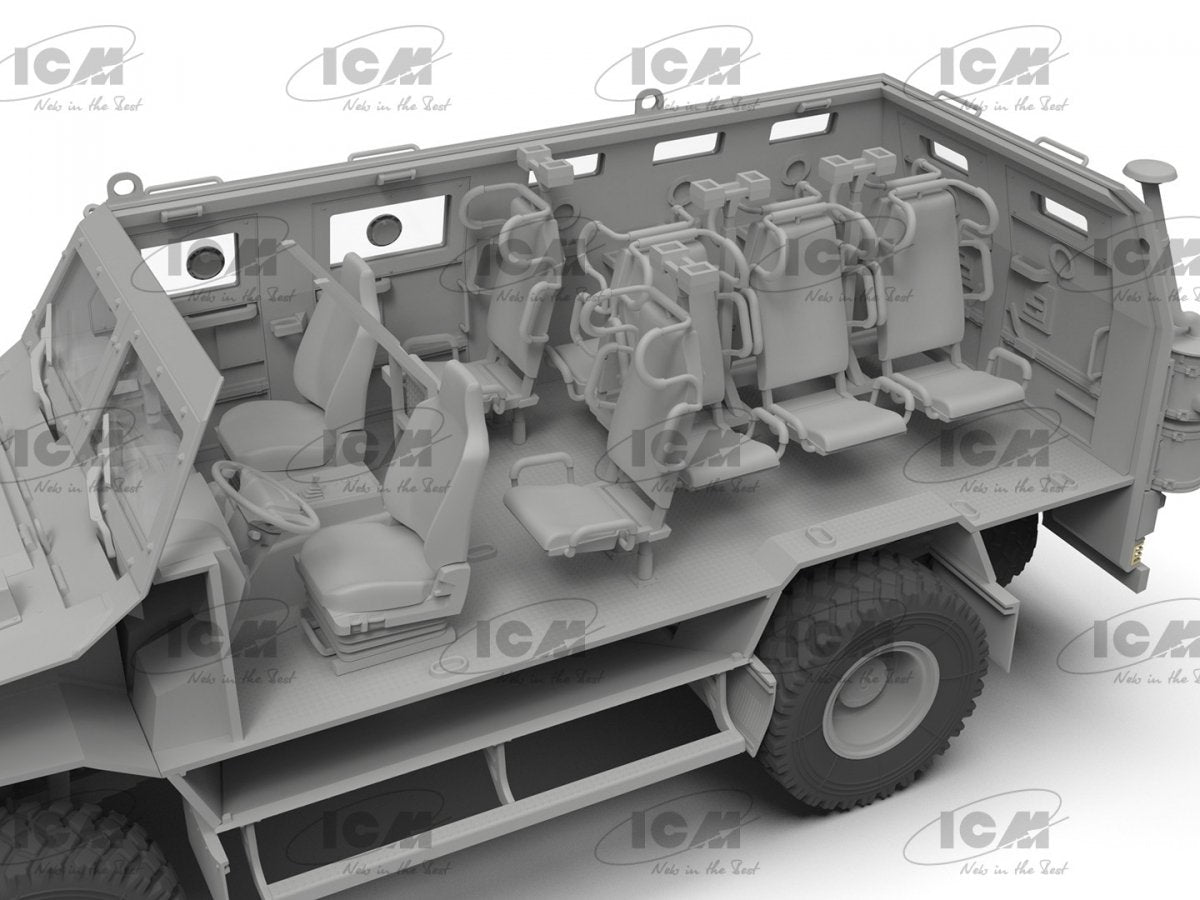 ICM 35014 Kozak-2 Ukrainian MRAP-class Armored Vehicle 1/35 – zdjęcie 12