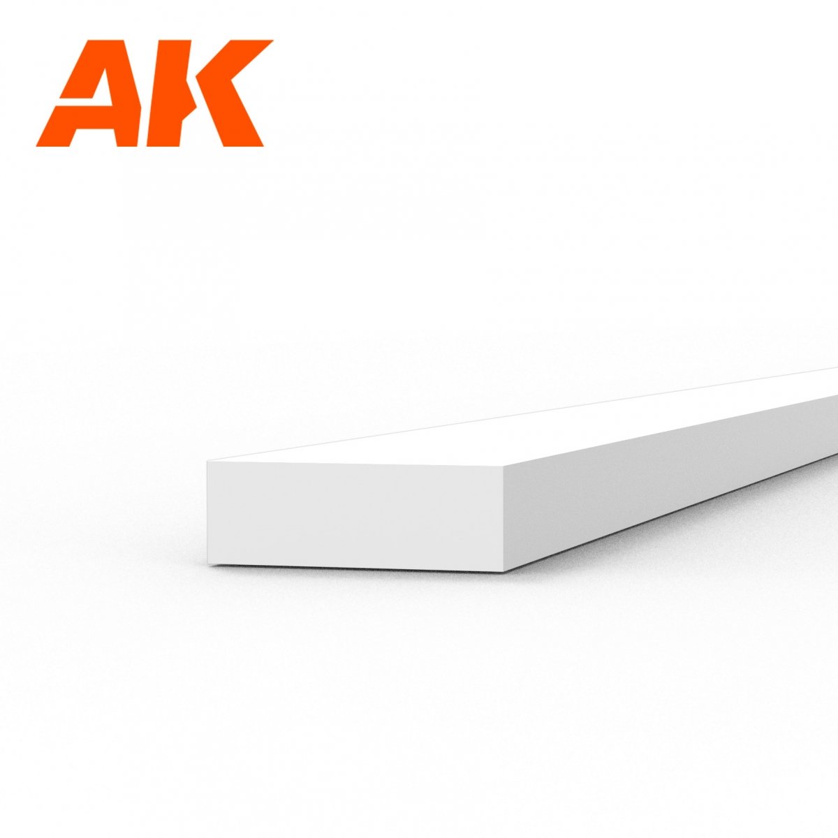 AK Interactive AK6521 STRIPS 1.00 X 3.00 X 350MM – STYRENE STRIP – (10 UNITS) – Bild 2