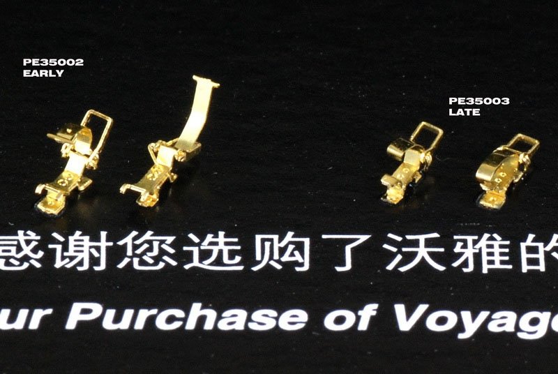 Voyager Model PE35003 WWII German Clamps &amp;amp; Clasp Late Type 2.0 (For All) 1/35 – Bild 3