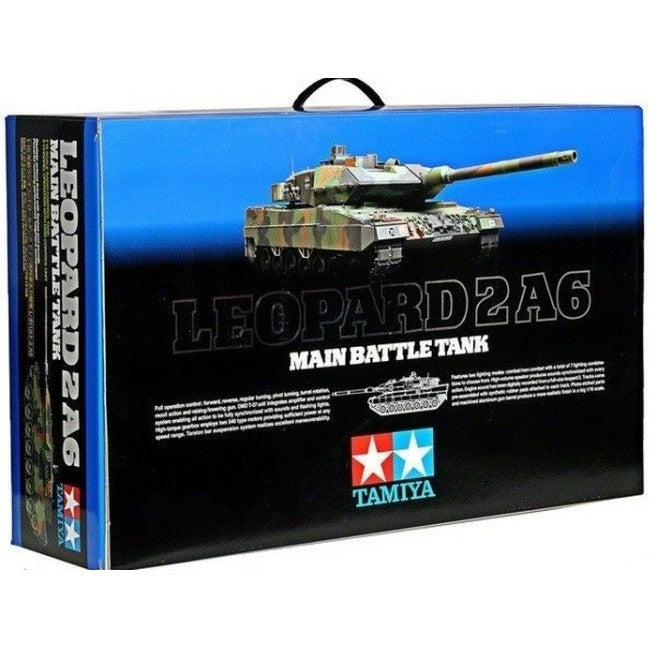 Tamiya 56020 Maquette radiocommandée du char de combat principal Leopard 2 A6, kit complet 1/16 – image 2