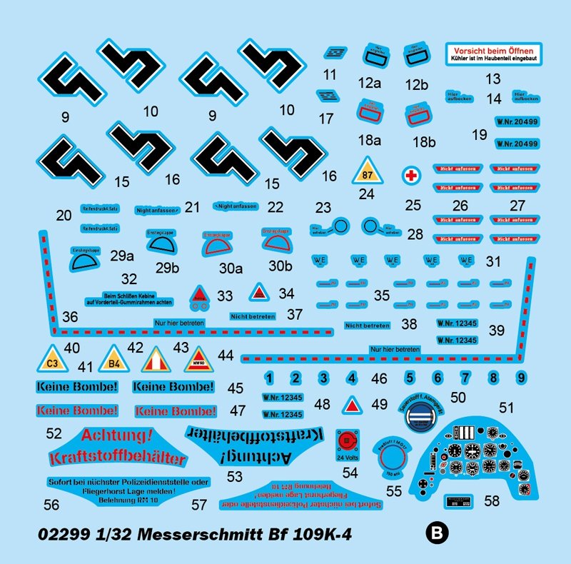 Trumpeter 02299 Messerschmitt Bf 109K-4 – Bild 5